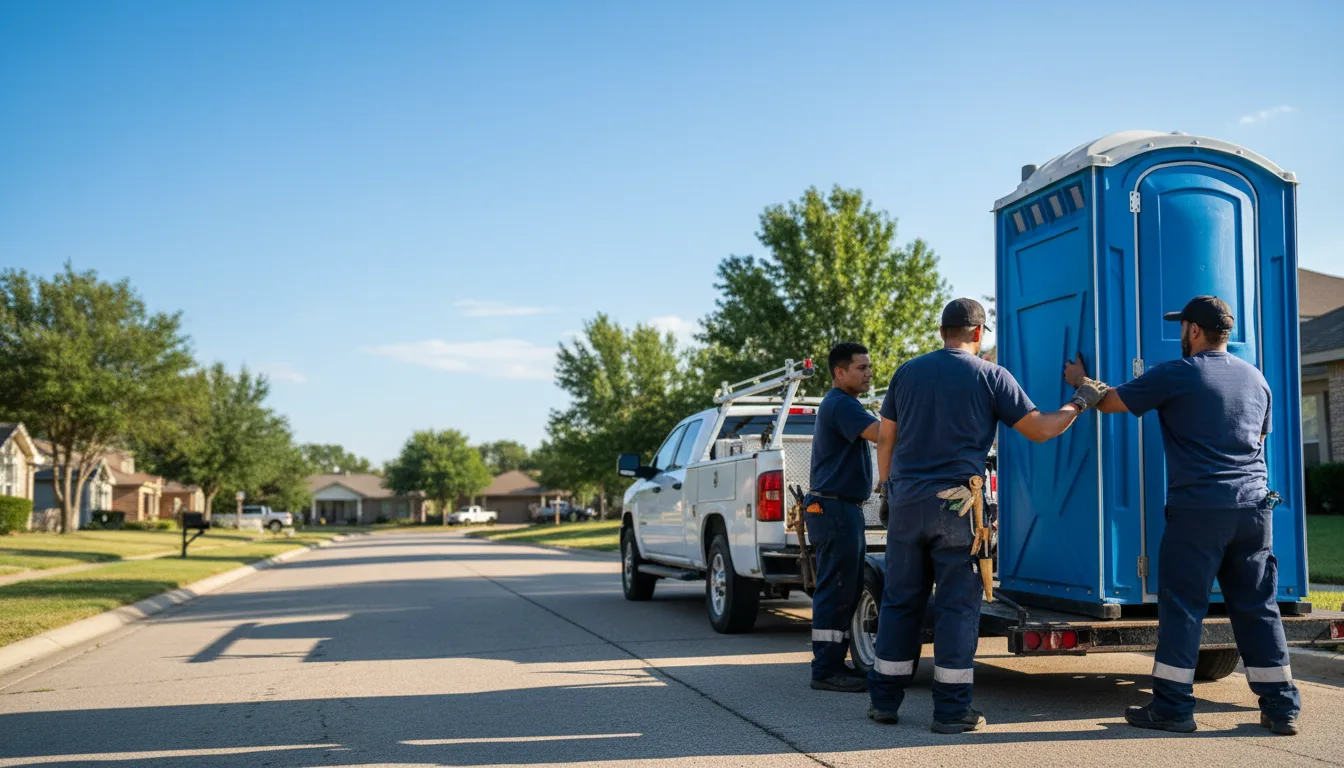 Portable Toilet Rental in Stockton, IL near me